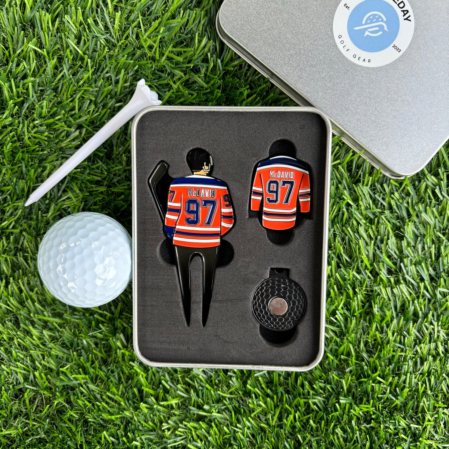 Connor McDavid Golf Divot Tool Package