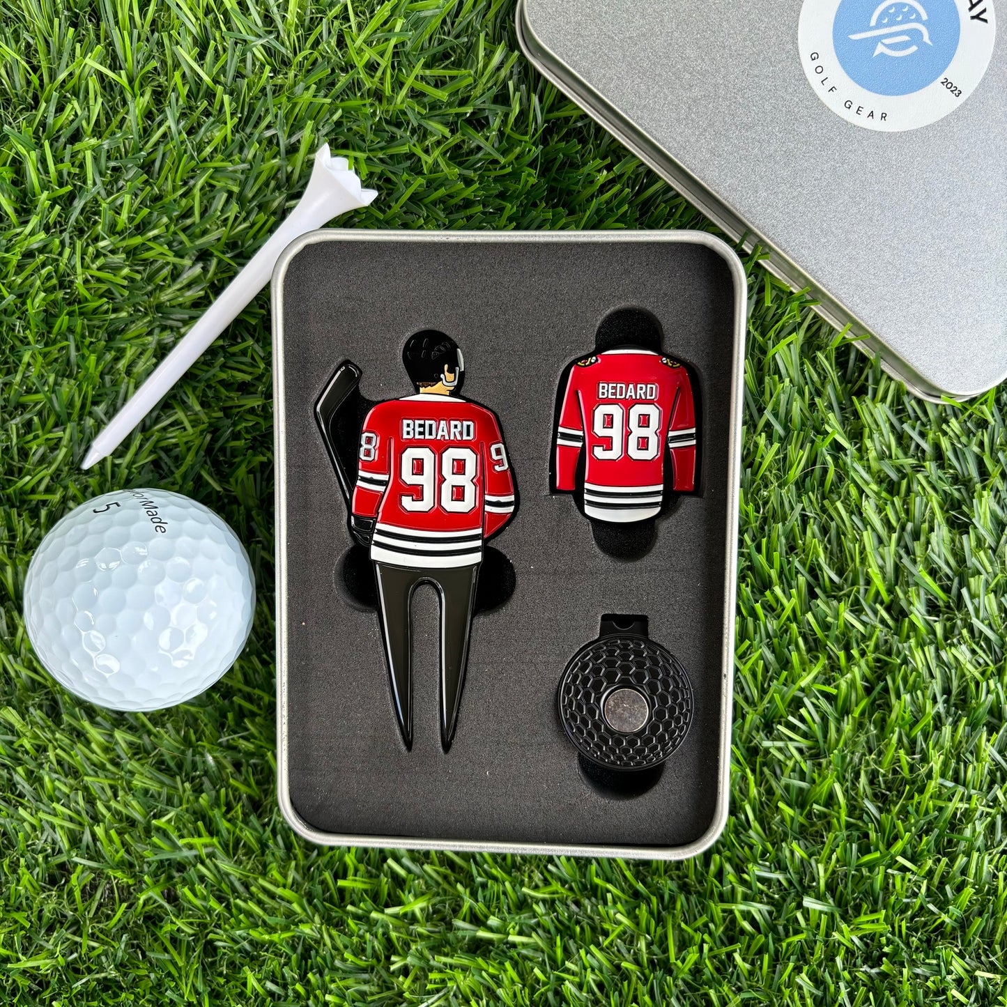 Connor Bedard Golf Divot Tool Package